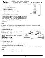 Preview for 10 page of Tanaka THT-210 Owner'S Manual