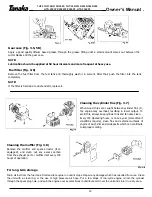 Preview for 11 page of Tanaka THT-210 Owner'S Manual