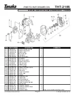 Preview for 6 page of Tanaka THT-210S Illustrated Parts Manual