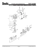 Предварительный просмотр 2 страницы Tanaka THT-2520 Illustrated Parts Manual