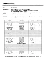 Предварительный просмотр 16 страницы Tanaka THT-2520 Illustrated Parts Manual