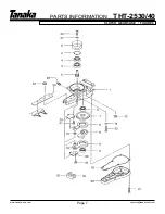 Предварительный просмотр 9 страницы Tanaka THT-2530 Illustrated Parts Manual