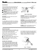 Предварительный просмотр 11 страницы Tanaka TOB-120 Owner'S Manual