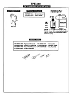 Preview for 2 page of Tanaka TPE-250 Parts Catalog