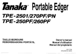 Preview for 1 page of Tanaka TPE-2501/270PF/PN Owner'S Manual