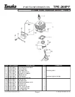 Preview for 2 page of Tanaka TPE-260PF Illustrated Parts Manual