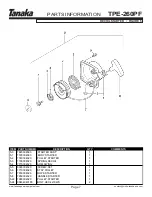 Preview for 8 page of Tanaka TPE-260PF Illustrated Parts Manual