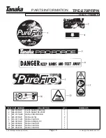 Предварительный просмотр 17 страницы Tanaka TPE-270PF Illustrated Parts Manual