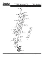 Preview for 8 page of Tanaka TPH-210/200 Illustrated Parts Manual