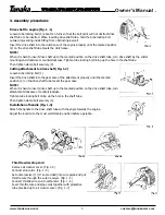 Предварительный просмотр 5 страницы Tanaka TPH-2501 Owner'S Manual