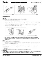 Предварительный просмотр 7 страницы Tanaka TPH-2501 Owner'S Manual