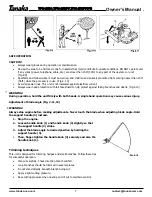 Предварительный просмотр 8 страницы Tanaka TPH-2501 Owner'S Manual