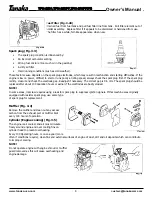 Предварительный просмотр 10 страницы Tanaka TPH-2501 Owner'S Manual