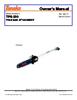 Tanaka TPS-200 Owner'S Manual preview