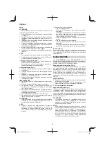 Preview for 34 page of Tanaka TRB 27EAP Handling Instructions Manual