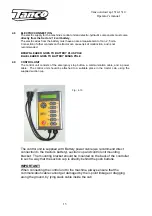 Preview for 15 page of Tanco 1510 Operator'S Handbook Manual