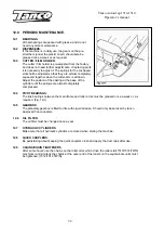 Preview for 32 page of Tanco 1510 Operator'S Handbook Manual