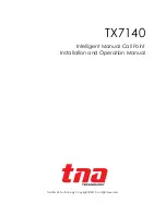 Tanda TX7140 Installation And Operation Manual preview