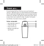 Preview for 2 page of Tanda zap Instructions For Use Manual