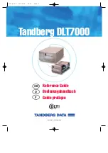 Tandberg Data DLT7000 Reference Manual preview