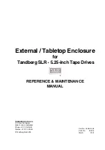 Preview for 3 page of Tandberg Data SLR7 Reference Manual