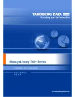 Tandberg Data StorageLibrary LTO-3 FC Installation And User Manual предпросмотр