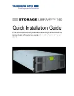 Tandberg Data STORAGELIBRARY REV2 ONLINE - QUICK Quick Installation Manual preview