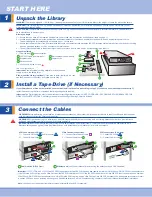 Preview for 3 page of Tandberg Data StorageLibrary T24 LTO Quick Start Manual