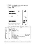 Предварительный просмотр 22 страницы TANDBERG 0100400003AA User Manual