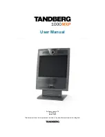 Preview for 1 page of TANDBERG 100MXP User Manual