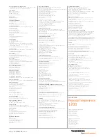 Preview for 2 page of TANDBERG 1700 Specifications