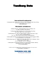 Preview for 8 page of TANDBERG 220-420LTO Quick Installation Manual