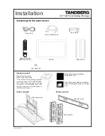 TANDBERG 32" Flat Panel Display Package Installation Manual preview