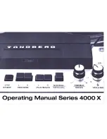 TANDBERG 4000 X series Operating Manual предпросмотр