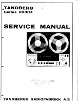 TANDBERG 6000X Series Service Manual preview