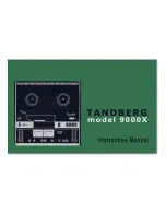 TANDBERG 9000X Instruction Manual preview