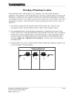 Preview for 4 page of TANDBERG AudioScience D 50053 Assembly And Installation Instructions Manual