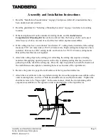 Preview for 7 page of TANDBERG AudioScience D 50053 Assembly And Installation Instructions Manual