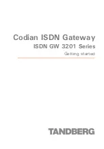 TANDBERG Codian GW 3201 Series Getting Started preview