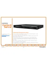 Предварительный просмотр 2 страницы TANDBERG CONTENT SERVER D13898.04 User Manual