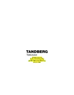 Предварительный просмотр 20 страницы TANDBERG CSR820 Installation And Operation Manual