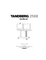 Preview for 1 page of TANDBERG D12155-10 User Manual