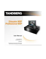 Preview for 1 page of TANDBERG Educator MXP User Manual