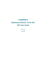 Preview for 1 page of TANDBERG Gatekeeper/Border Controller User Manual