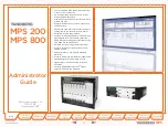 TANDBERG Media Processing System MPS 800 Administrator'S Manual preview