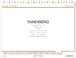 Preview for 131 page of TANDBERG S3.1 Administrator'S Manual