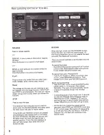 Предварительный просмотр 6 страницы TANDBERG TCD 910 Operating Instructions Manual