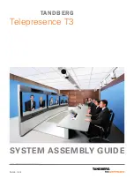 TANDBERG Telepresence T3 Assembly Manual preview