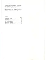 Preview for 2 page of TANDBERG TPA 3009A Operating Instructions Manual