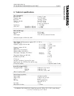 Preview for 57 page of TANDBERG TT1200 MPEG2-DVB Installation And Operator'S Manual